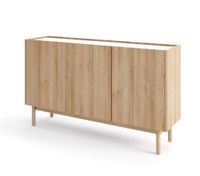 Szeroka komoda BOHO K144/83 dąb riviera/marmur bianco