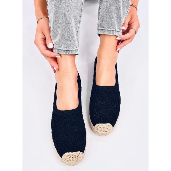 Ażurowe espadryle Black r.38 zdjęcie 5
