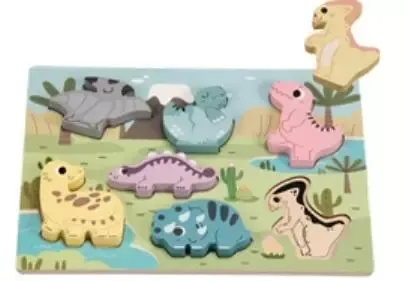 Puzzle drewniane Dinozaury zdjęcie 1
