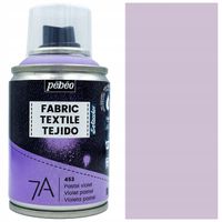 2 x Farba do tkanin SPRAY Pebeo 7A PASTELOWY FIOLET 100ml aerozol tekstyli