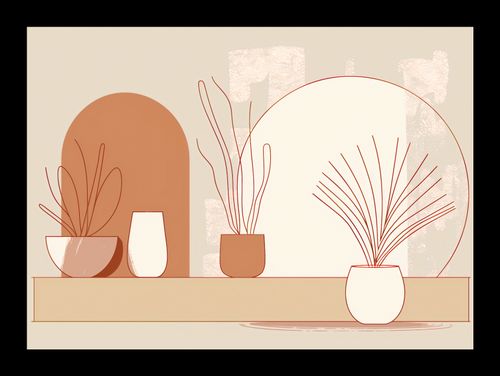 Plakat 18x13cm Widok Roślin na Arena.pl