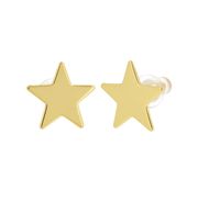 kolczyki jednolite gwiazdki (p15/stl/03au)