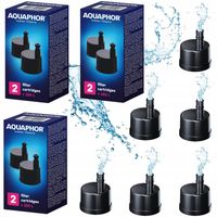 Wkład filtrujący do butelki Aquaphor Filtry City 6 szt ZESTAW NA PÓŁ ROKU
