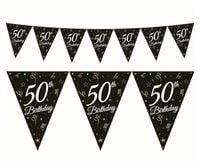 girlanda papierowa beauty&charm z flagami "50" 28 x 270 cm gp-gf50