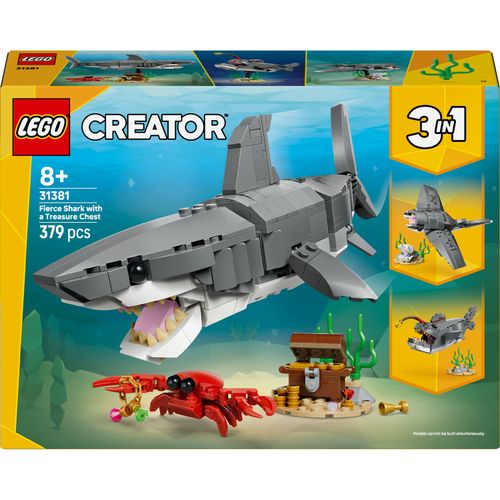 LEGO Creator 3w1 31381 Groźny Rekin Skrzynia katalog 2026r 8+ na Arena.pl