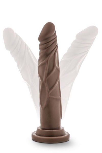 Dr. Skin Realistic Cock 7.5 Chocolate zdjęcie 3