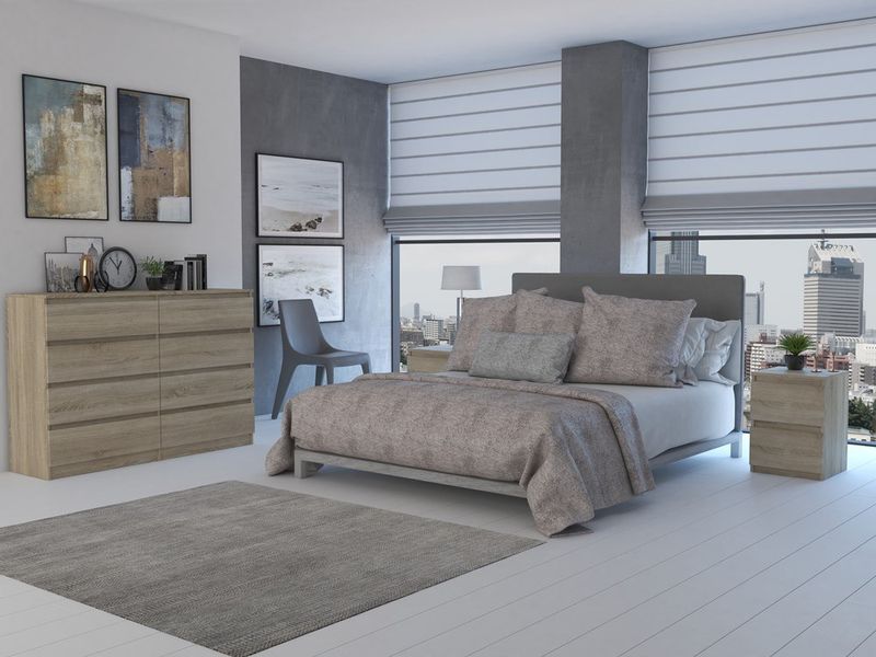 KOMODA MALWA M8 140 - DĄB SONOMA zdjęcie 5