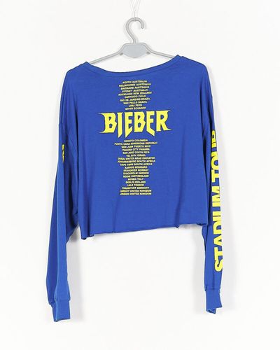 BLUZKA DAMSKIE GRANATOWA Z NADRUKIEM H&M R. XS na Arena.pl