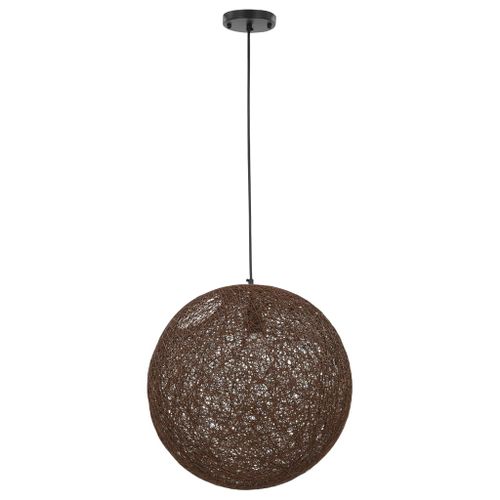 Lampa Wisząca, Brązowa, Kula, 45 Cm, E27 na Arena.pl