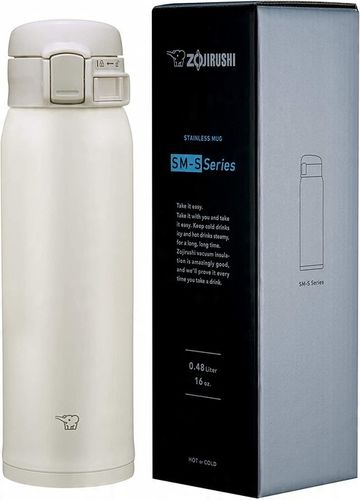 Kubek termiczny Premium ZOJIRUSHI Termos Japonia SM-SR48E-WA 480 ml biały na Arena.pl