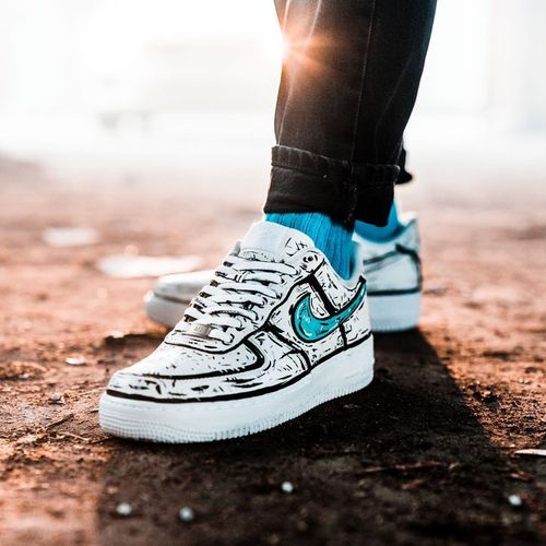 Nike Air Force 1 '07 "CARTOON DIAMOND" 44.5 na Arena.pl