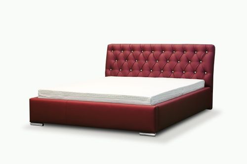 Łóżko tapicerowane z pojemnikiem na pościel Retro 200x200 na Arena.pl