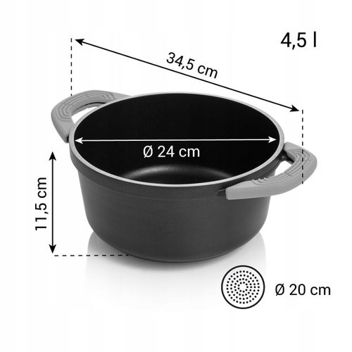 Garnek SmartCLICK ø 24 cm, 4,5 l na Arena.pl