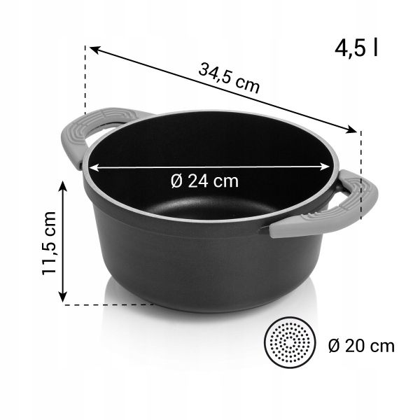 Garnek SmartCLICK ø 24 cm, 4,5 l zdjęcie 4