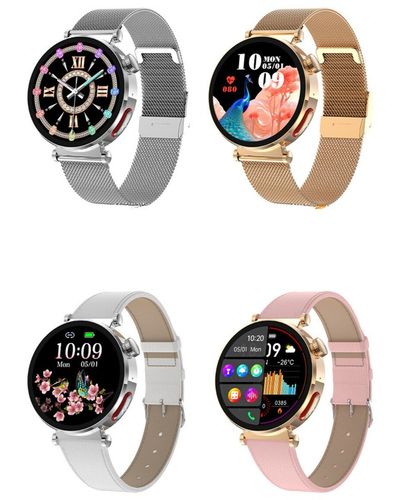 SMARTWATCH ZEGAREK DAMSKI POMIAR CUKRU EKG HRV PPG CIŚNIENIE SZKŁO MENU PL na Arena.pl