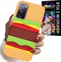 ETUI DO SAMSUNG GALAXY S20 LITE - CASE BURGER CHEESEBURGER OBUDOWA PREZENT