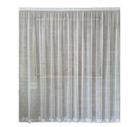 Firana gotowa 400x200 balkon, gipiura kwiatek 8 cm