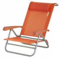 Krzesło plażowe na plaże Leżak plażowy EuroTrail