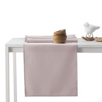 Zestaw obrus + bieżnik plamoodporny EMPIRE 115x300 + 30x300 Pudrowy Róż