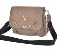 Laura Biaggi – torebka listonoszka brąz taupe R276