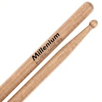 Pałki pałeczki perkusyjne Hikora Naturalne Millenium 5A Hickory Round
