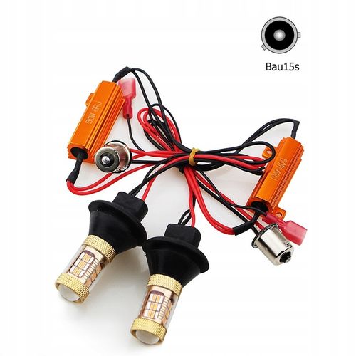 2W1 Światła DZIENNE I KIERUNKOWSKAZY LED DRL PY21W na Arena.pl