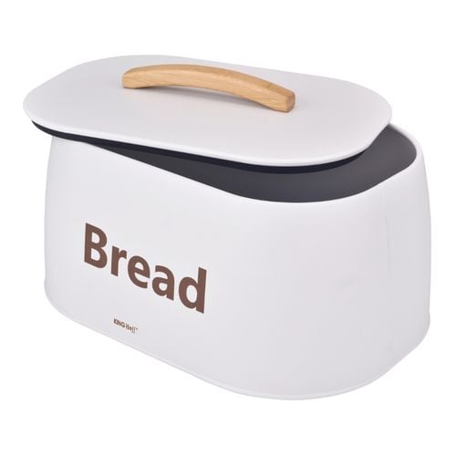 chlebak pojemnik stalowy na pieczywo kinghoff kh-1947 biały na Arena.pl