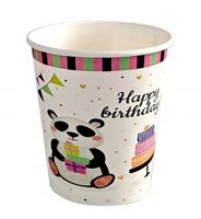 Kubeczki papierowe Panda, 6 szt.