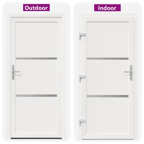 Drzwi Frontowe Biały PVC na Arena.pl