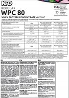 KFD REGULAR WPC 80 BIAŁKO KONCENTRAT BANAN TRUSKAW