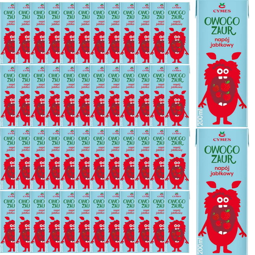 Cymes Owocozaur Napój o smaku jabłkowym 200 ml x 27 sztuk na Arena.pl