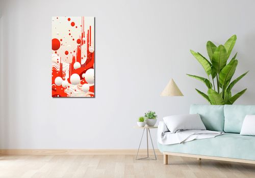 Obraz 50x100cm Tańczące Chryzantemy na Arena.pl