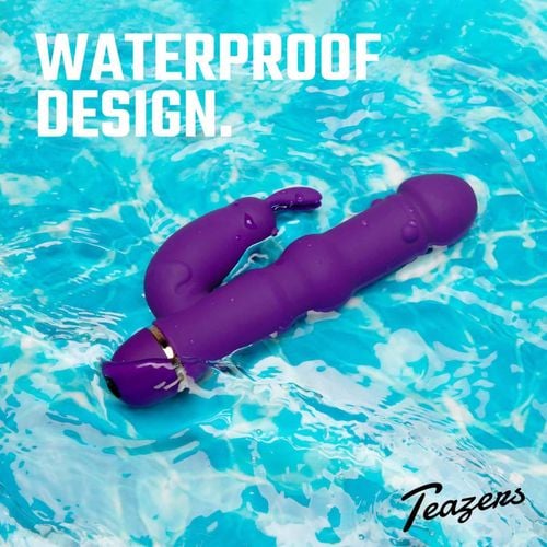 teazers silicone rabbit vibrator   purple na Arena.pl