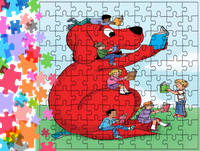Puzzle tradycyjne - Clifford - Wielki Czerwony Pies