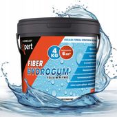 Folia w płynie ZEWNĄTRZ WODOODPORNA GUMA taras balkon Z WŁÓKNAMI 4kg