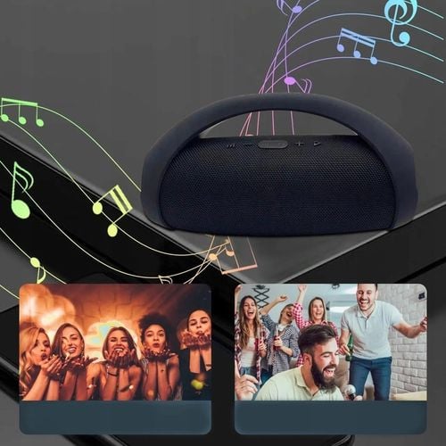 Głośnik Bluetooth Bezprzewodowy BOOMBOX Mobilny USB RADIO LED MP3 na Arena.pl