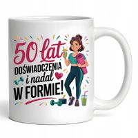 Kubek Urodziny 50 Latki 50-Te Urodziny Dla Kobiety 50 Lat Doświadczenia