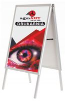 Potykacz reklamowy A2 OWZ dwustronny aluminiowa rama REKLAMA TWOJEJ FIRMY