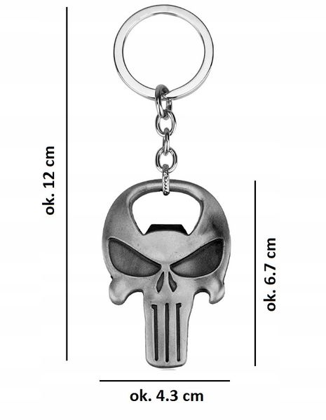 Brelok otwieracz do butelek Punisher Zemsta Czacha zdjęcie 10