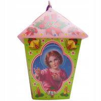 Lampion na roraty wielokolorowy LED - lampionik na adwent dla dziewczynki