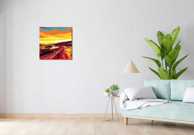 Obraz 50x50cm Pędź Przed Siebie zdjęcie 2