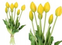 TULIPANY BUKIET TULIPANÓW GUMOWANE GUMOWE SILIKONOWE JAK ŻYWE 7SZT