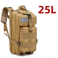 Plecak trekkingowy 25 l czarny 25 l (Khaki)