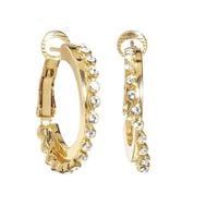 kolczyki koła z kryształami preciosa (p11846au)