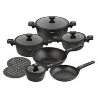 zestaw 12 elem. garnków marmurkowych klausberg kb-7968