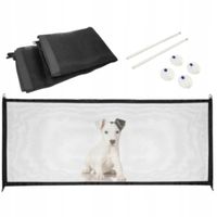 BRAMKA SIATKA ZABEZPIECZAJĄCA PRZEGRODA DRZWI BARIERKA DLA PSA 180x72 cm