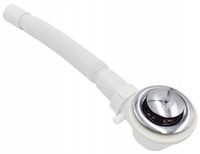 SYFON BRODZIKOWY KLIK-KLAK FI50 CZYSZCZONY OD GÓRY CHROM