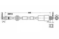 Ford Mondeo MK3 Zestaw Przewodów Hamulcowych Elastycznych Gumowych