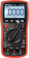 YATO MIERNIK CYFROWY WYŚWIETACZ LCD TRUE RMS NCV 750V AUTOMATYCZNY ZAKRES