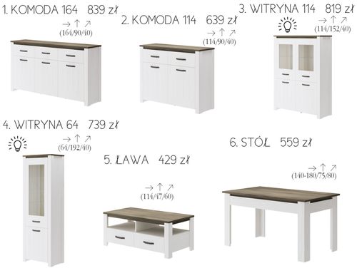 Witryna 114, Kolekcja ASPEN na Arena.pl
